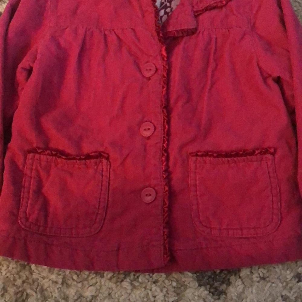 🔹4 for $30 Old Navy Mid-weight Pink Corduroy Jacket, size 3T - Picture 2 of 5
